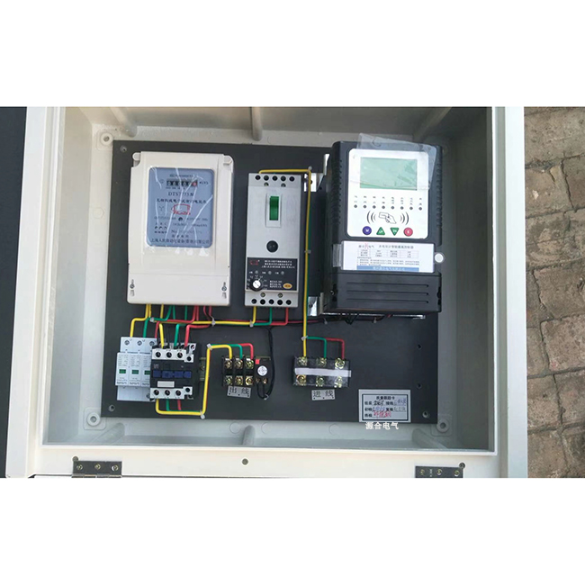  智能機井灌溉水電雙計控制器 玻璃鋼防水箱 